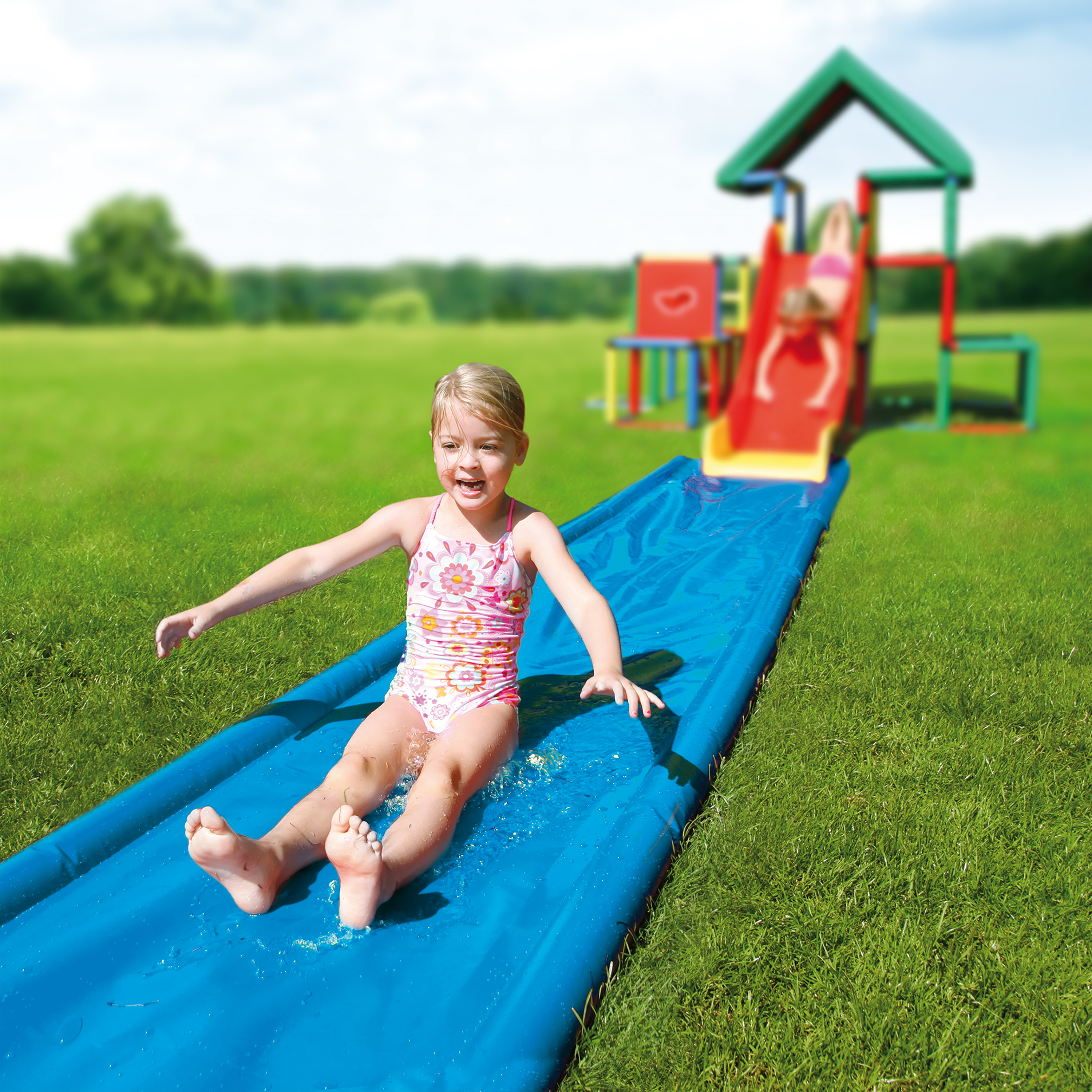 Quadro Slip and Slide Blue square