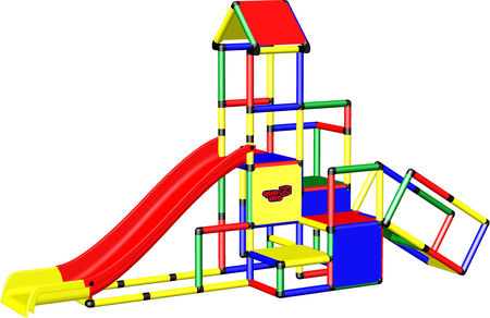 QUADRO Climbing Pyramid + Upgrade Kit + Modular Slide