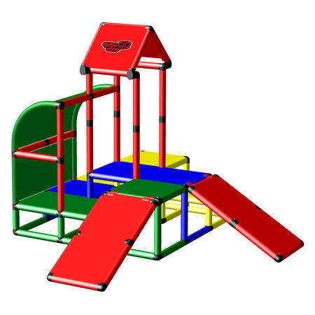 QUADROpro Climbing Pyramid with Two Baby Slides (51039)